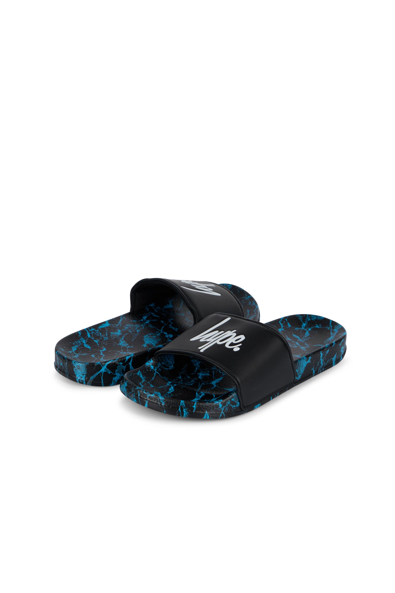 Hype Boys Black X-Ray Pool Sliders