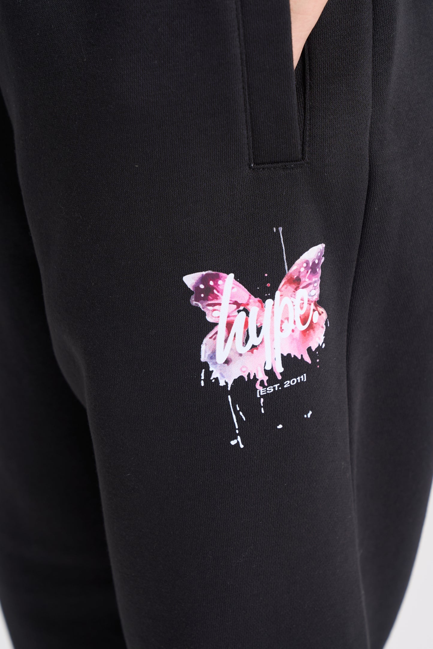 Hype Girls Black Butterfly Tracksuit