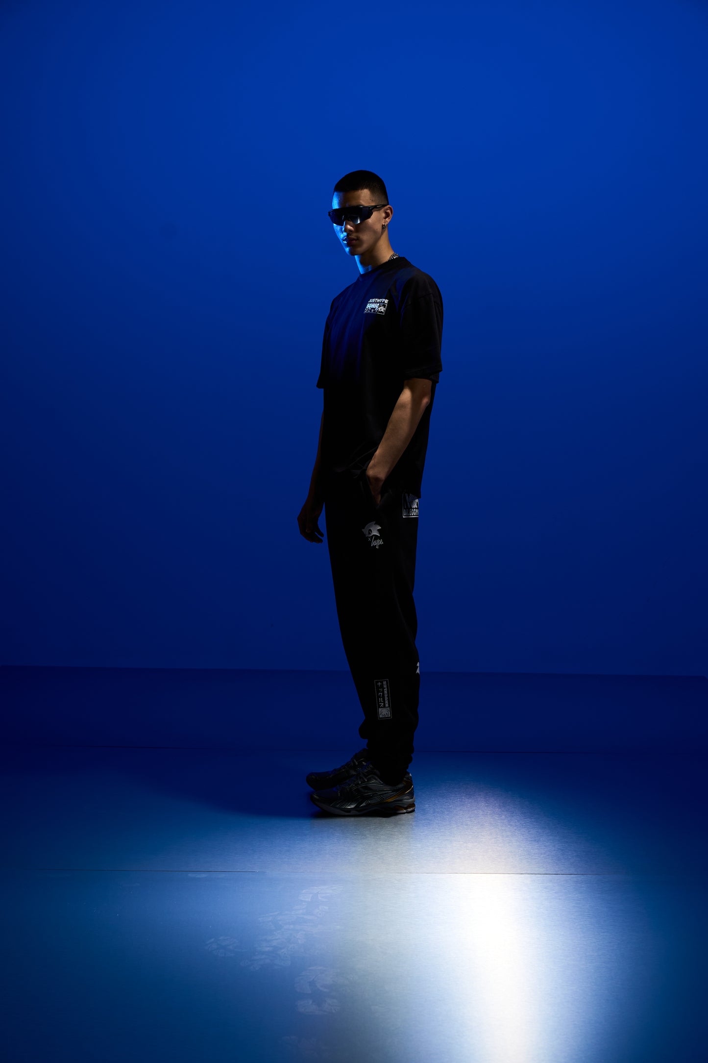 Hype x Sonic The Hedgehog™ Mens Multi Retro Sonic Joggers