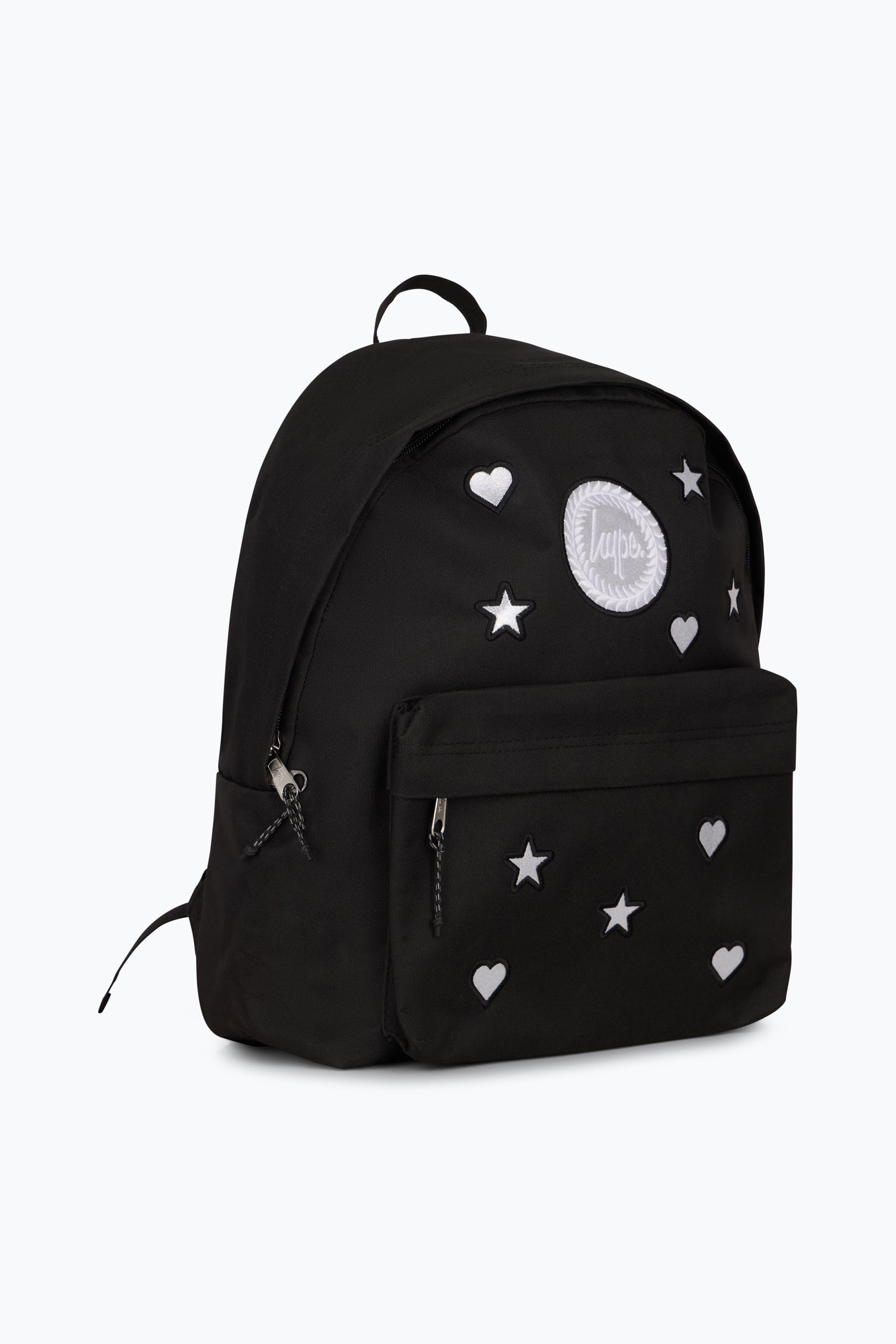Hype Kids Black Chrome Charm Backpack