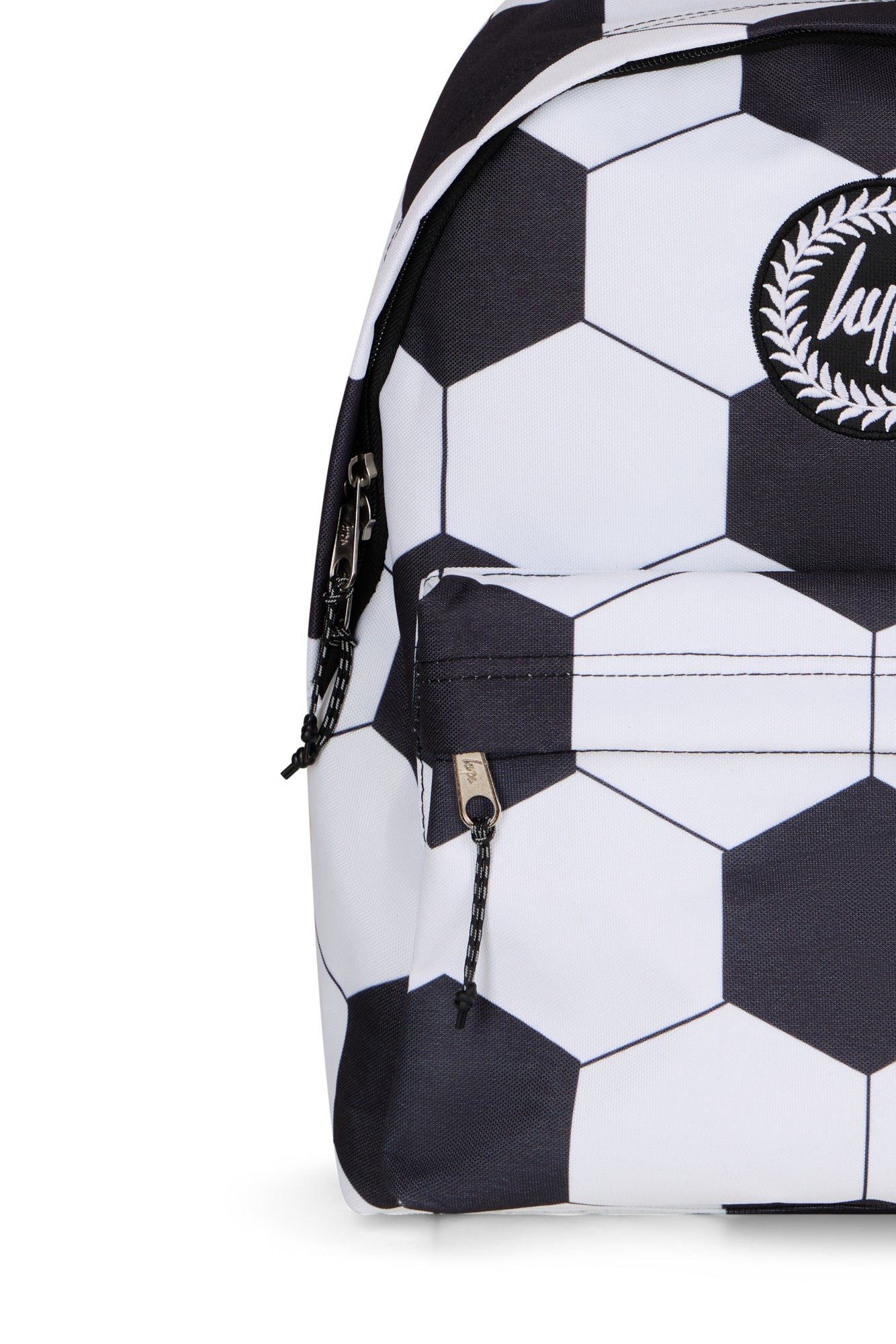 Hype Boys Black/White Football Backpack