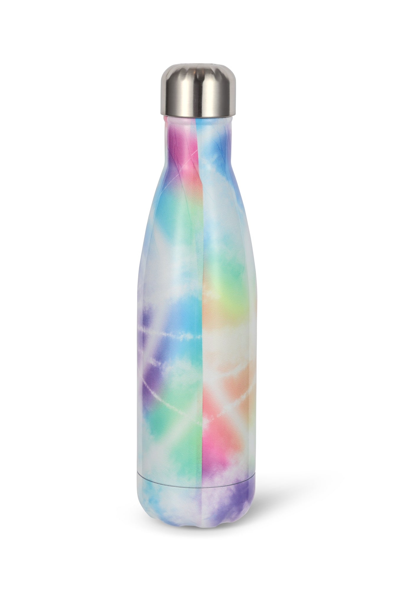 Hype Girls Multi Tie Dye Heart Thermal Water Bottle