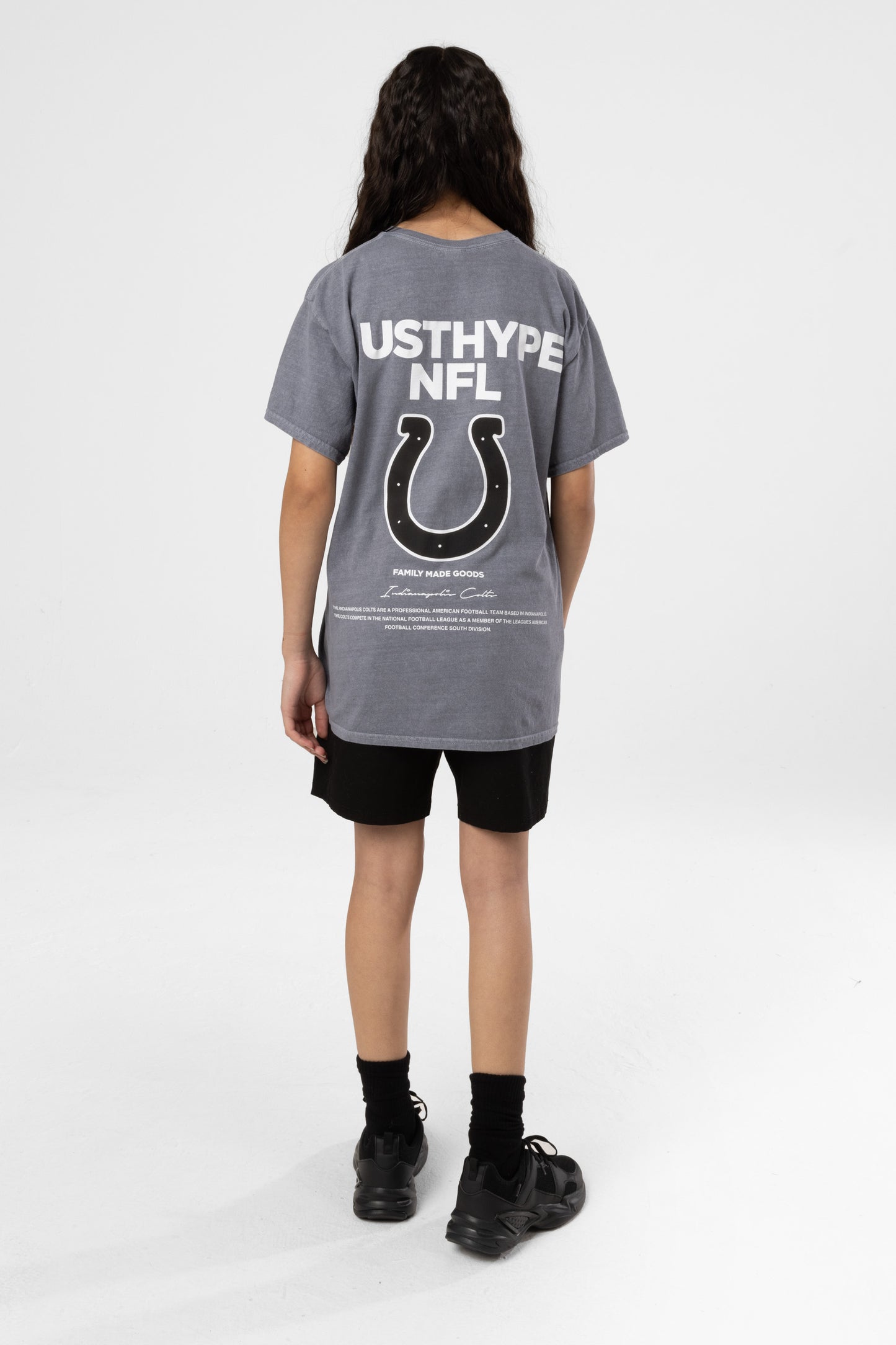 Nfl X Hype Kids Grey Indianapolis Colts T-Shirt