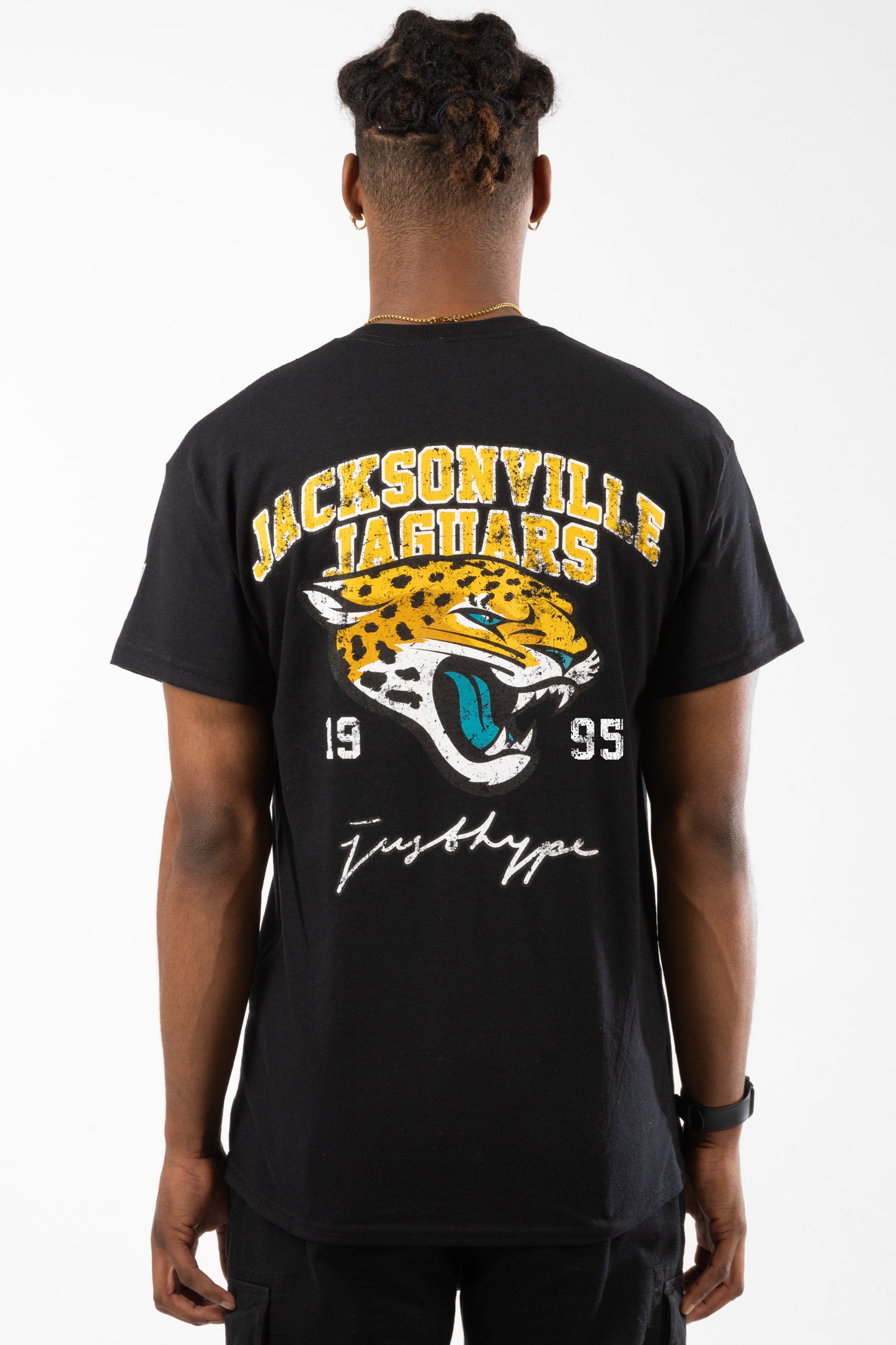 Nfl X Hype Adults Black Jacksonville Jaguars T-Shirt