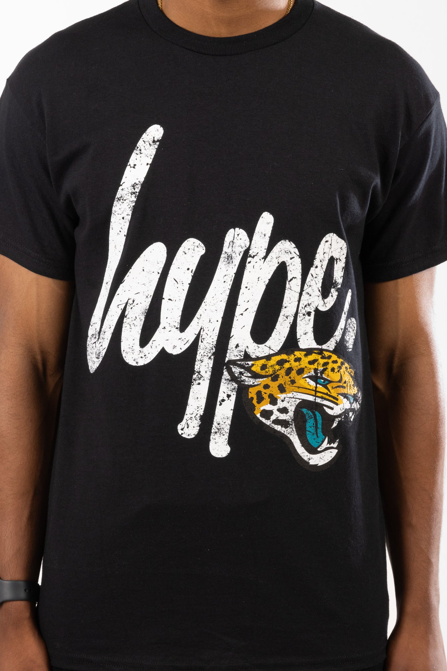 Nfl X Hype Adults Black Jacksonville Jaguars T-Shirt