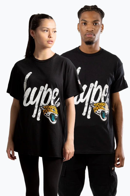 Nfl X Hype Adults Black Jacksonville Jaguars T-Shirt