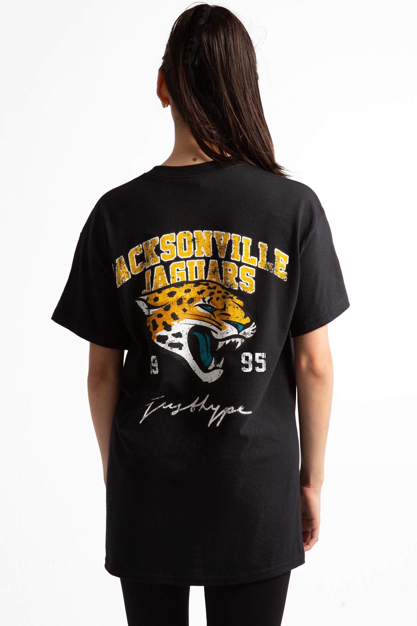 Nfl X Hype Adults Black Jacksonville Jaguars T-Shirt