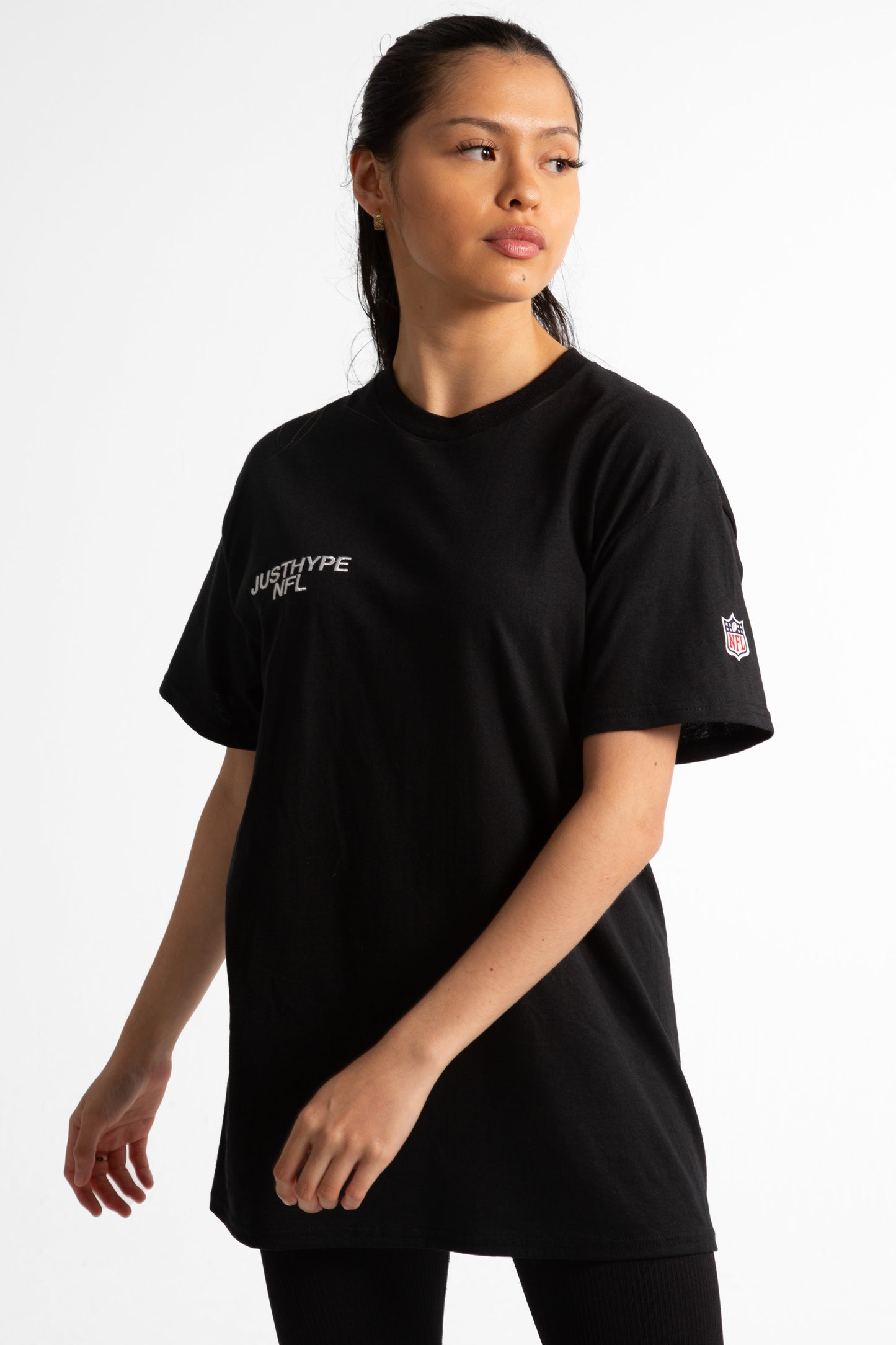 Nfl X Hype Adults Black National Football League T-Shirt