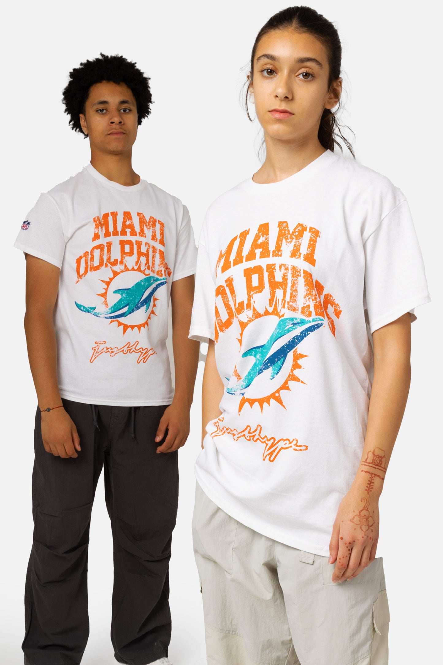 Nfl X Hype Kids White Miami Dolphins T-Shirt