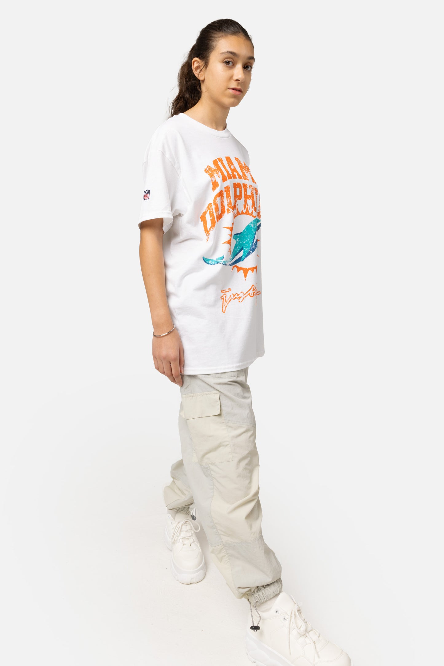 Nfl X Hype Kids White Miami Dolphins T-Shirt