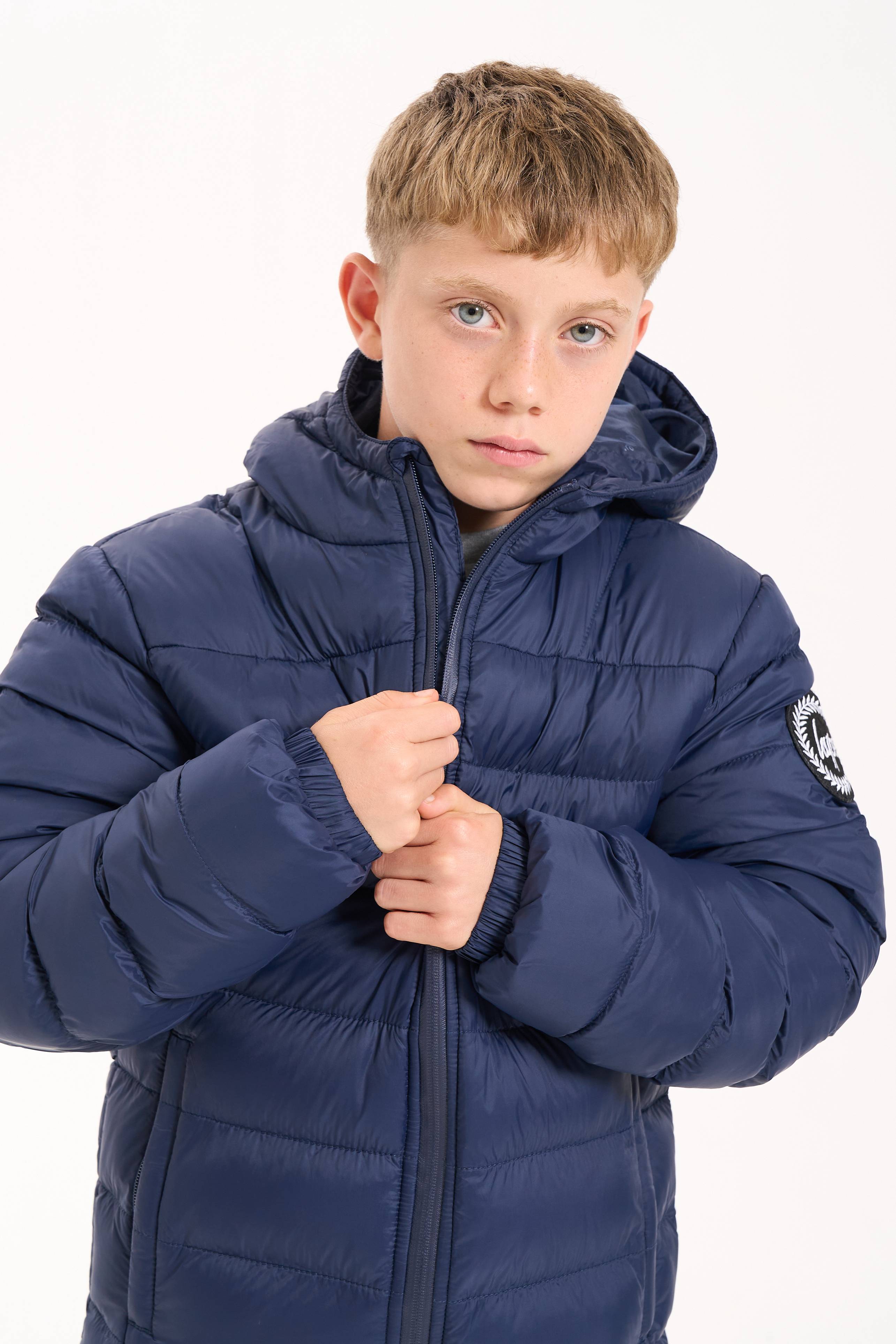 Hype Kids Navy Padded Jacket | Hype.