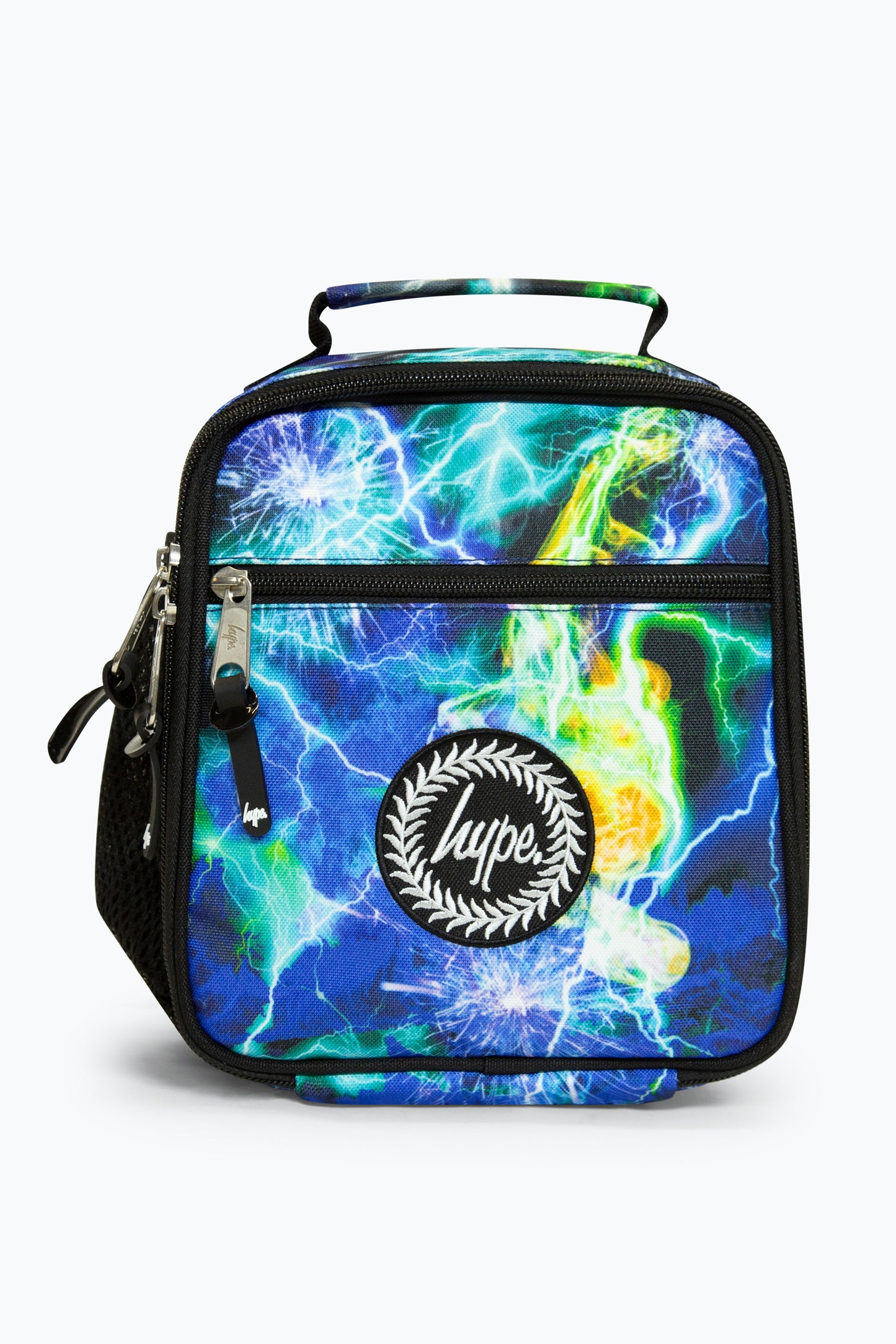 Hype Boys Blue Lightning Storm Backpack, Lunchbag & Bottle Bundle