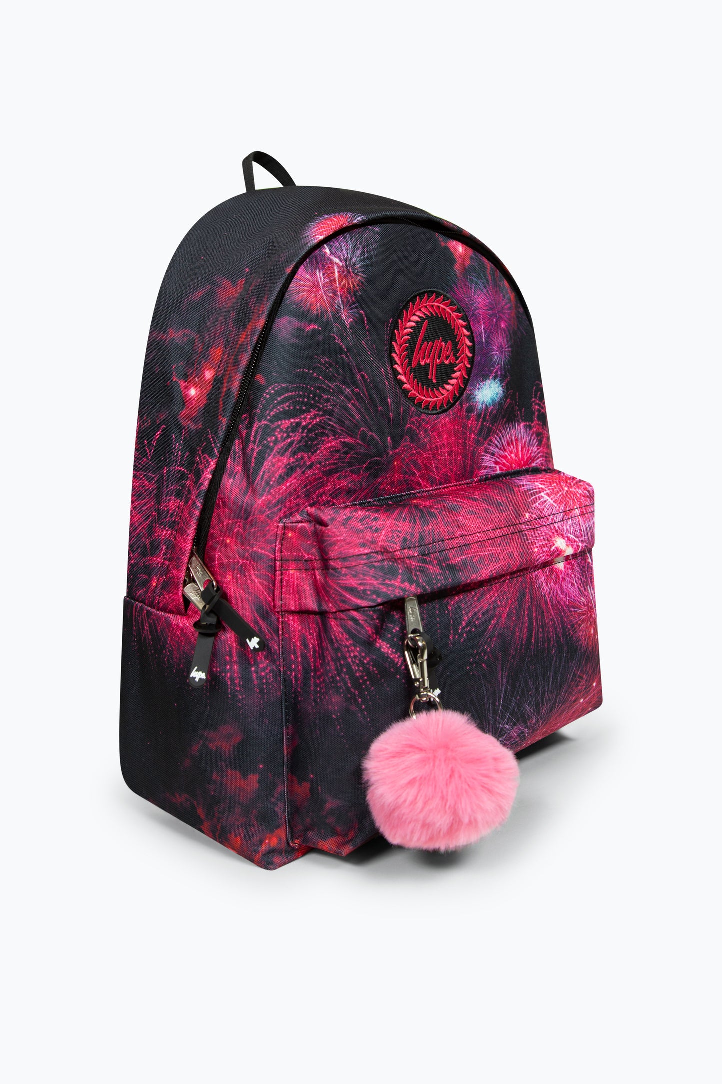 Hype Iconic Pink Fireworks Girls School Backpack