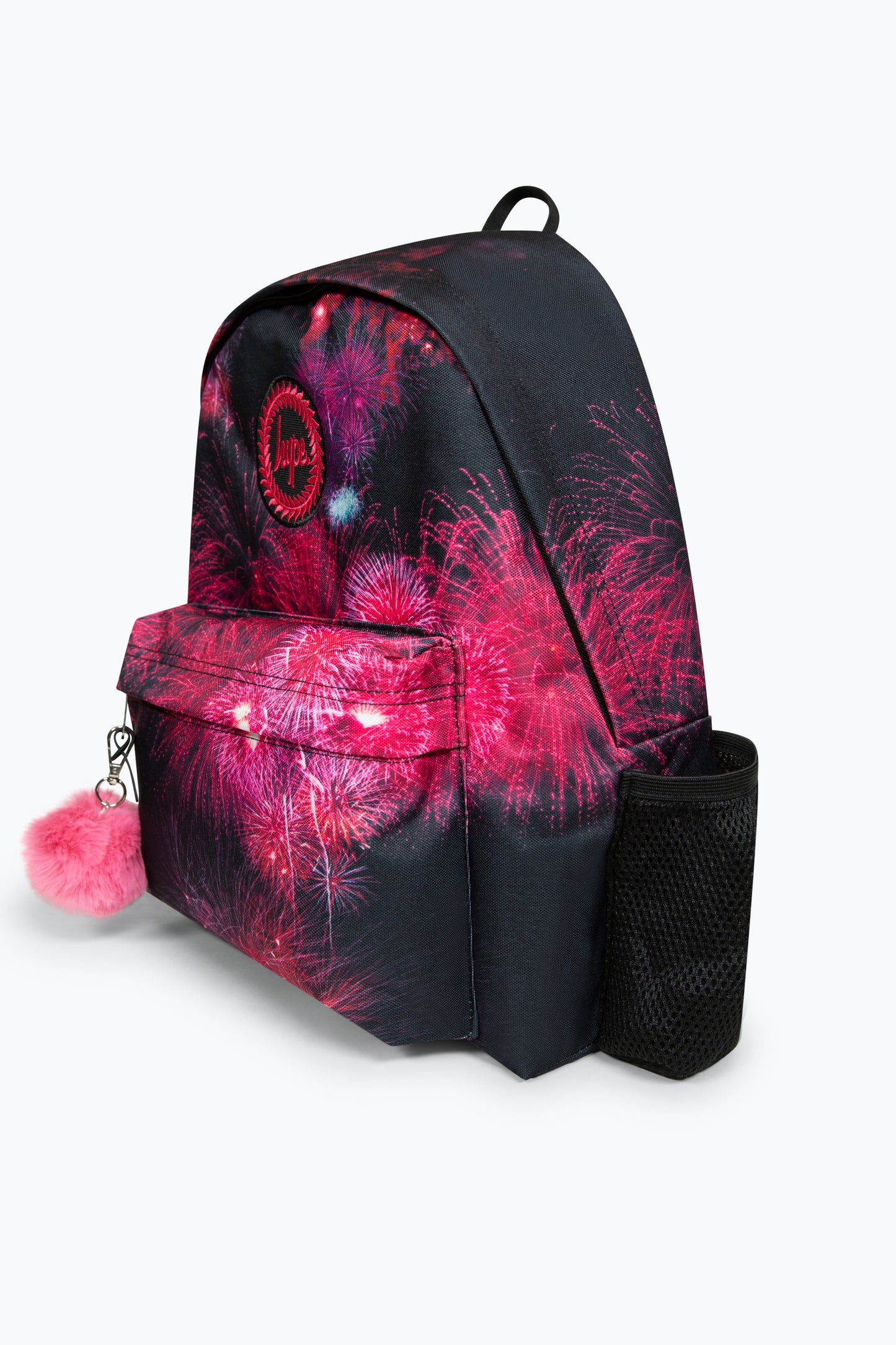 Hype Iconic Pink Fireworks Girls School Backpack