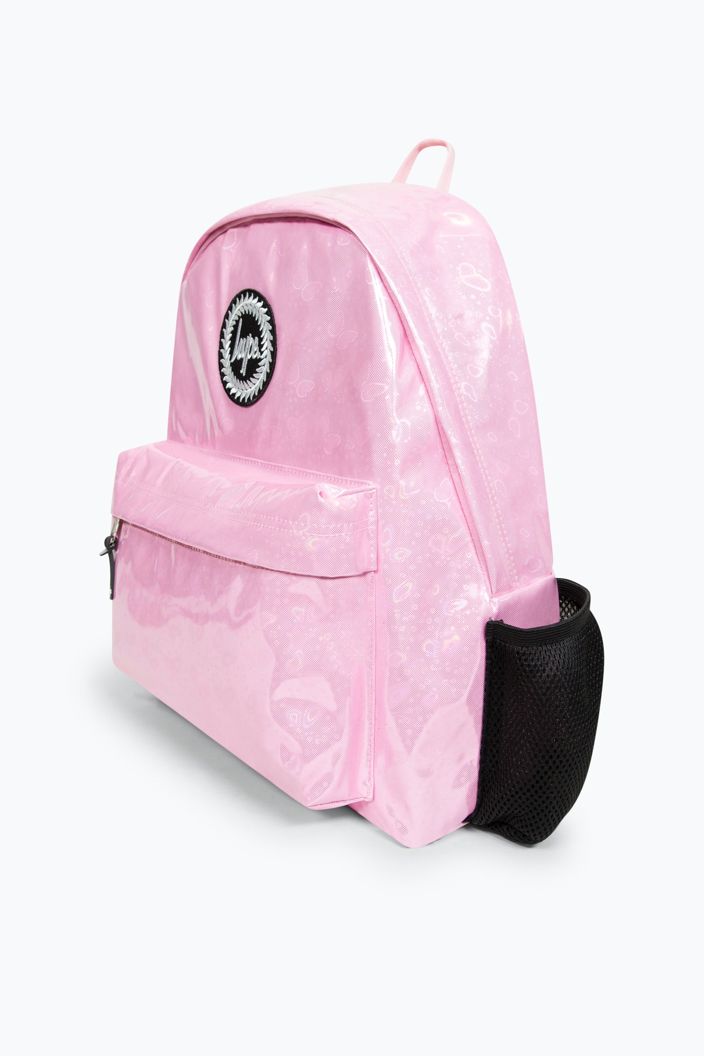 Hype Girls Iconic Holographic Baby Pink Backpack