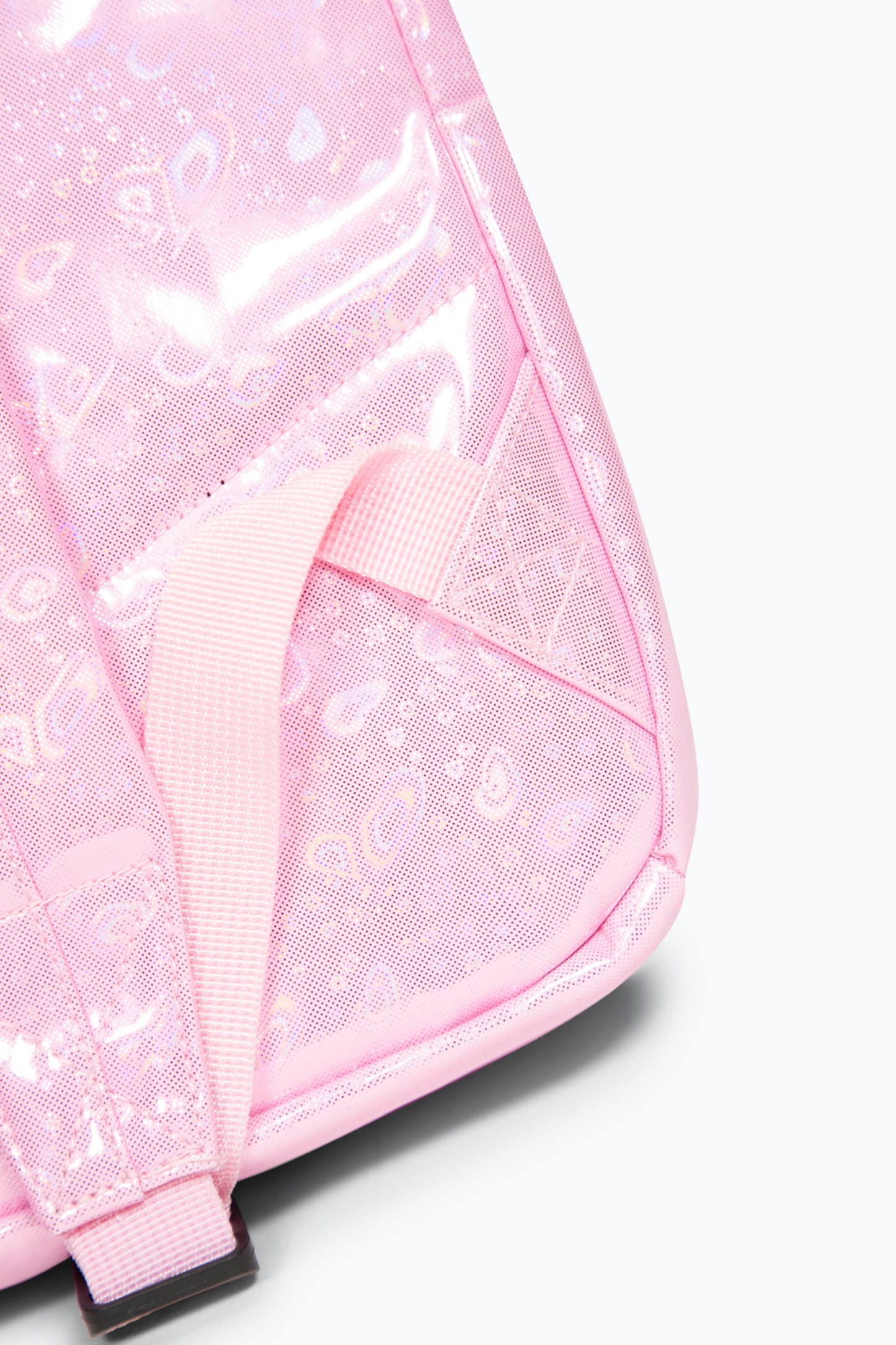 Hype Girls Iconic Holographic Baby Pink Backpack