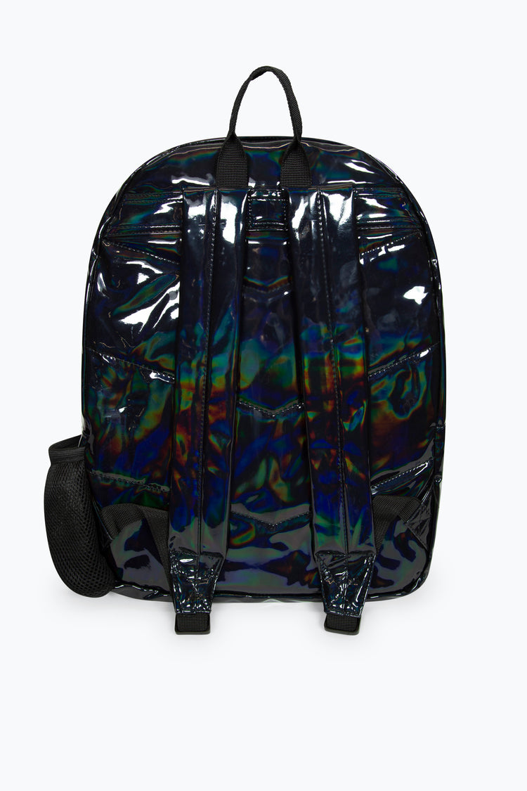 HYPE GIRLS BLACK HOLOGRAPHIC ICONIC BACKPACK