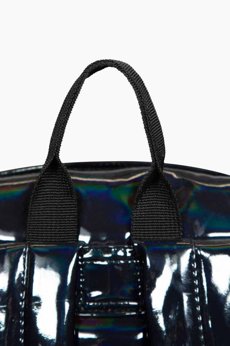 HYPE GIRLS BLACK HOLOGRAPHIC ICONIC BACKPACK