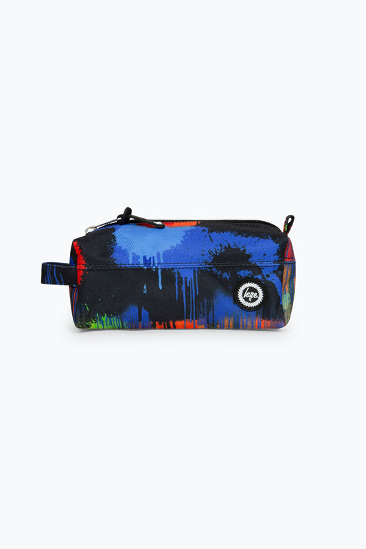 Hype Boys Spray Paint Colourful Pencil Case Front Side