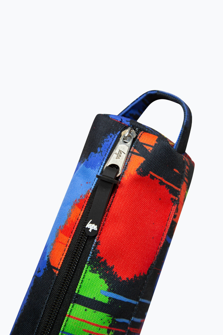 Hype Boys Spray Paint Colourful Pencil Case Grab Handle