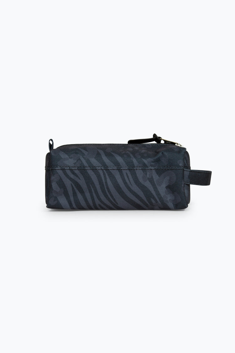 HYPE GIRLS BLACK ANIMAL PRINTS PENCIL CASE