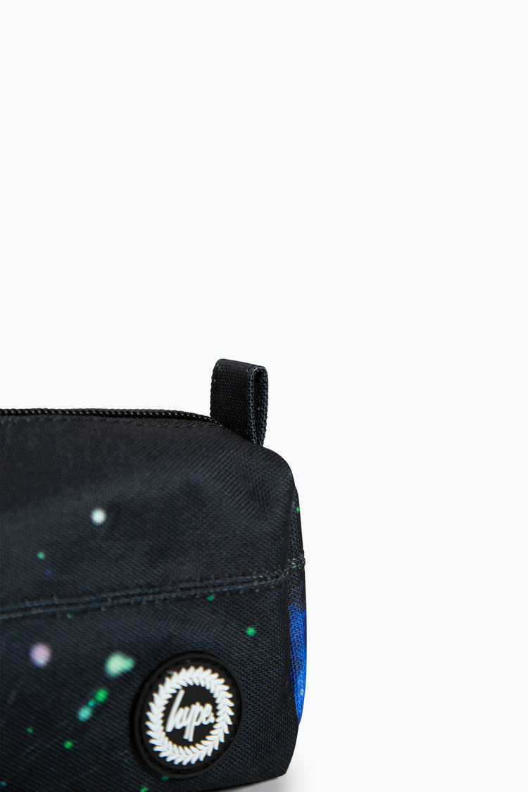 Hype Black Cosmos Boys Pencil Case Top Loop