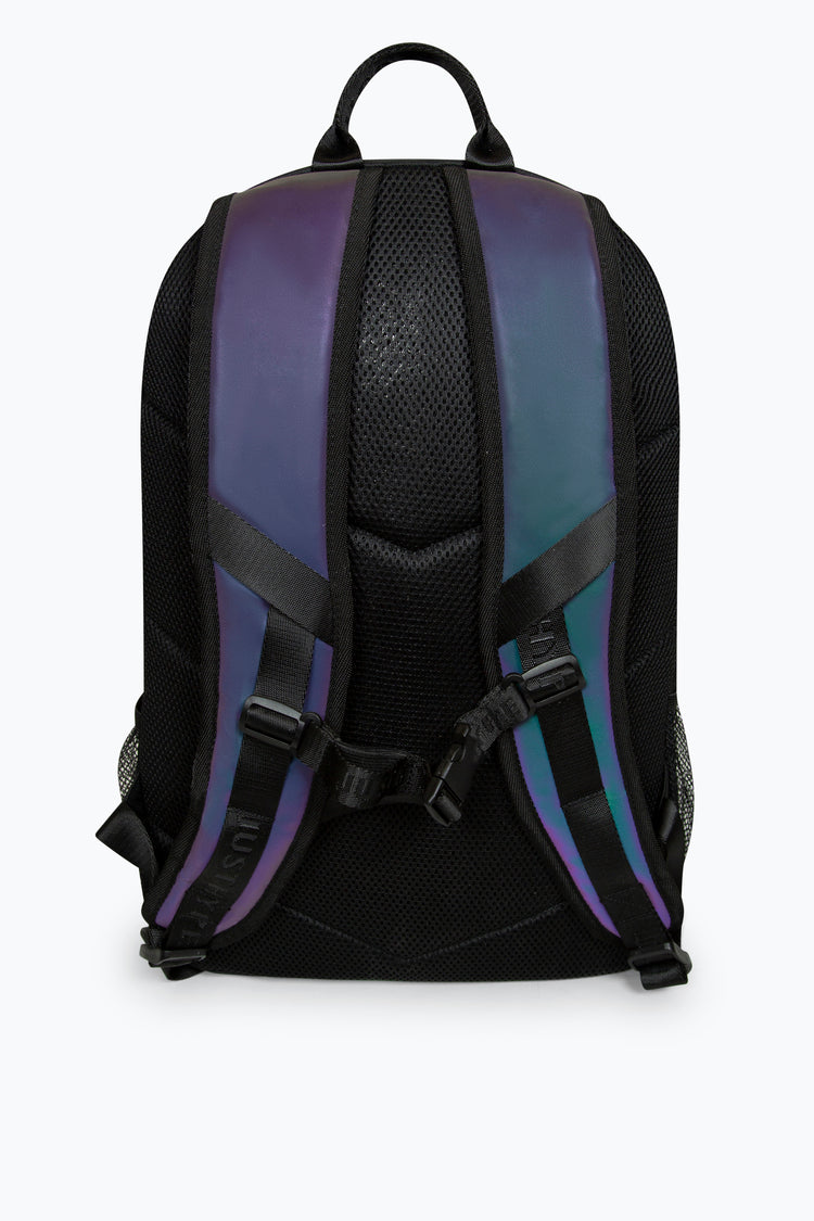 Hype Unisex Black Reflective Maxi Backpack