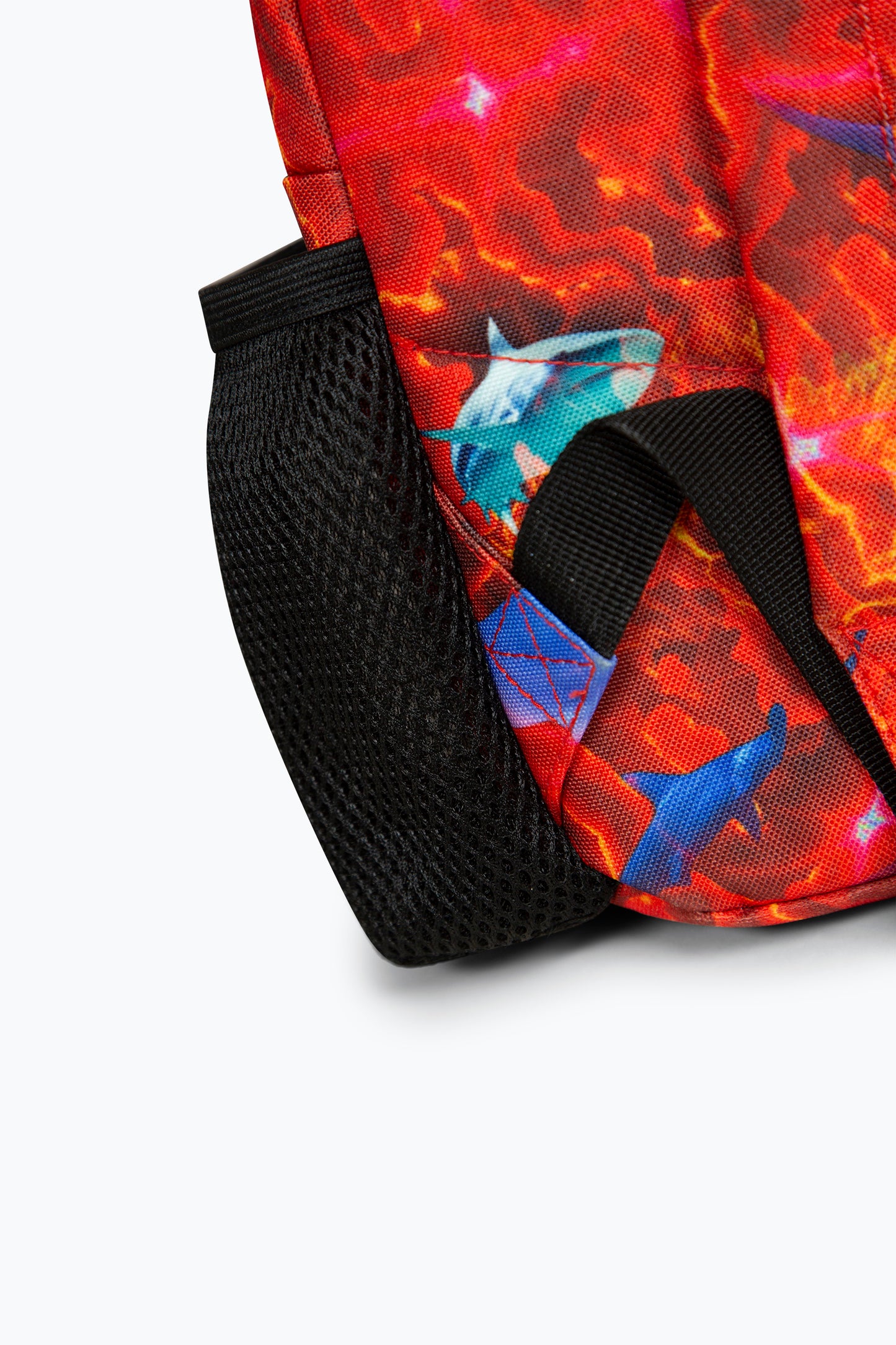 Hype Boys Iconic Red Lava Sharks Backpack