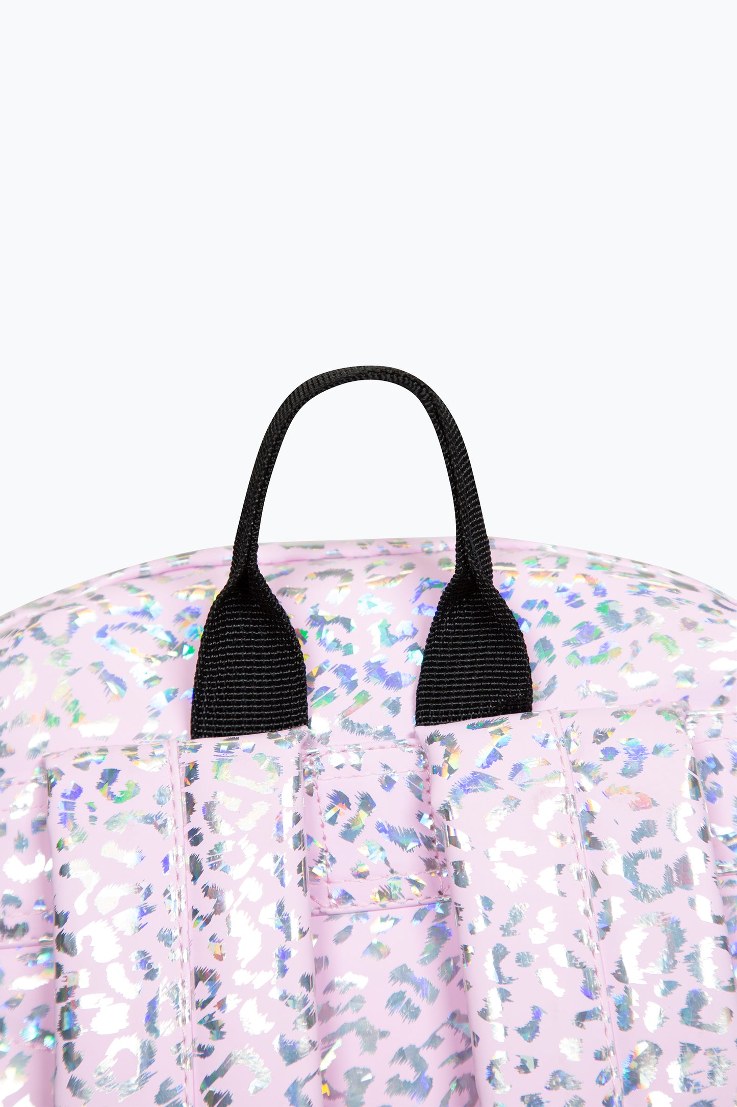 Hype Girls Iconic Holographic Leopard Pink Backpack