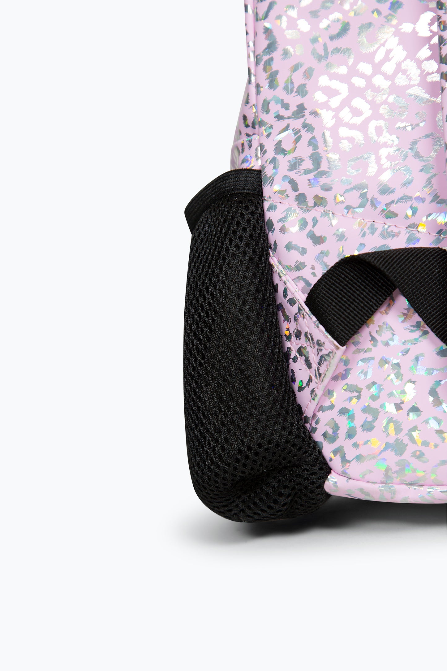 Hype Girls Iconic Holographic Leopard Pink Backpack