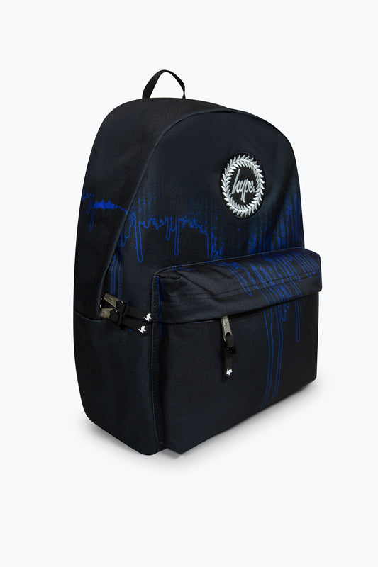 HYPE BOYS BLACK OUTLINE DRIPS ICONIC BACKPACK