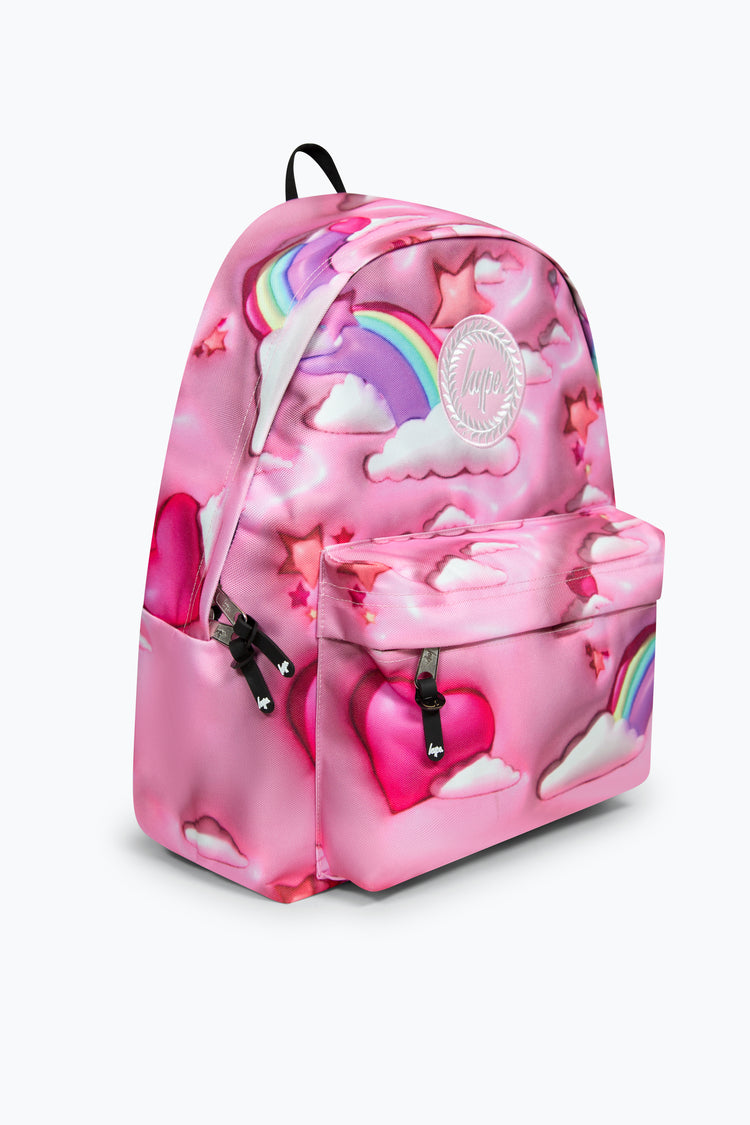 Hype Girls Iconic 3D Clouds Pink Backpack