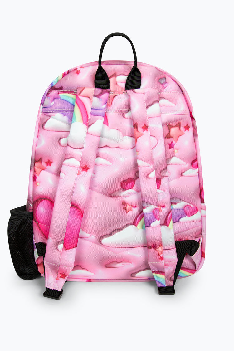 Hype Girls Iconic 3D Clouds Pink Backpack