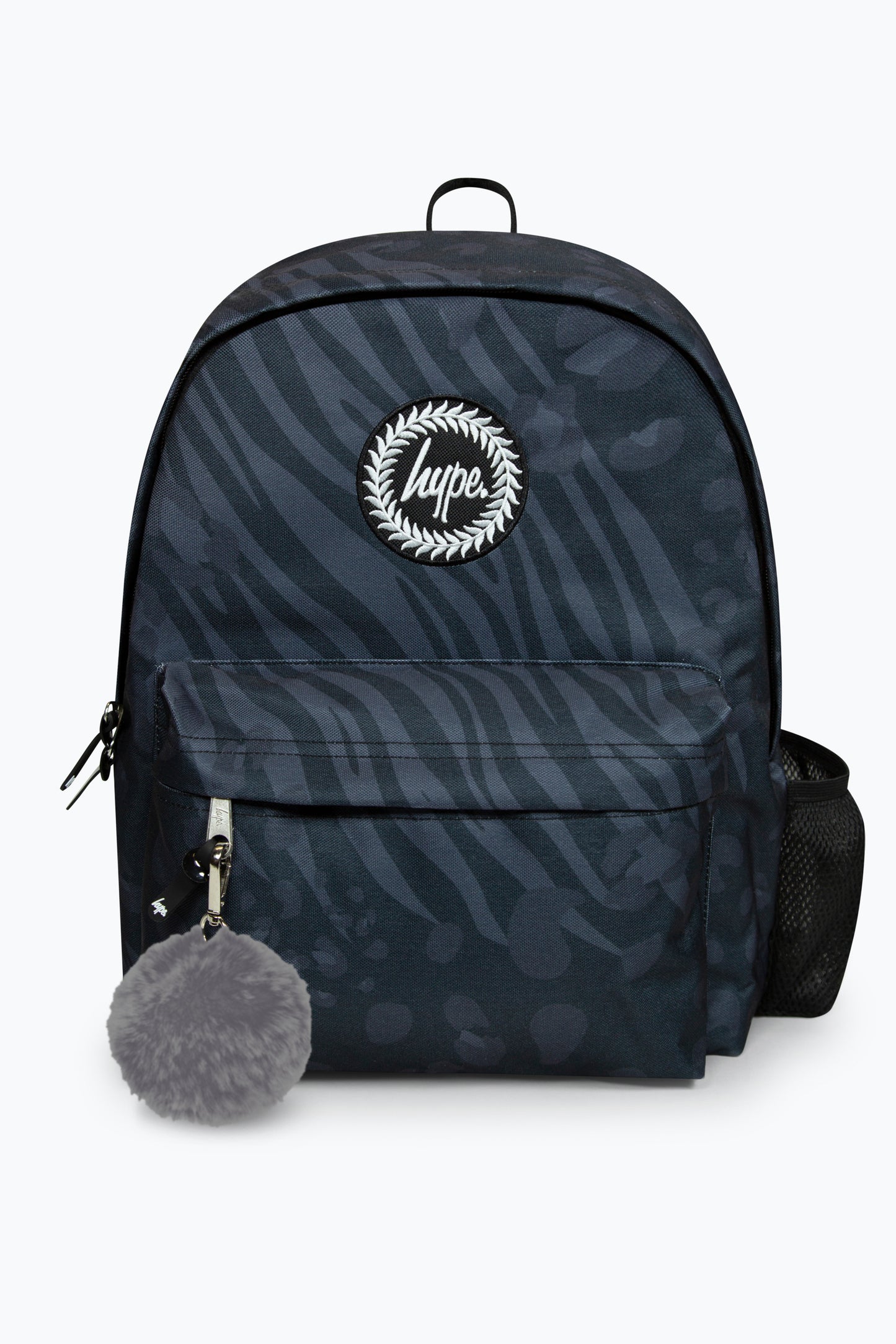 Hype Black Animal Print Iconic School Backpack For Girls