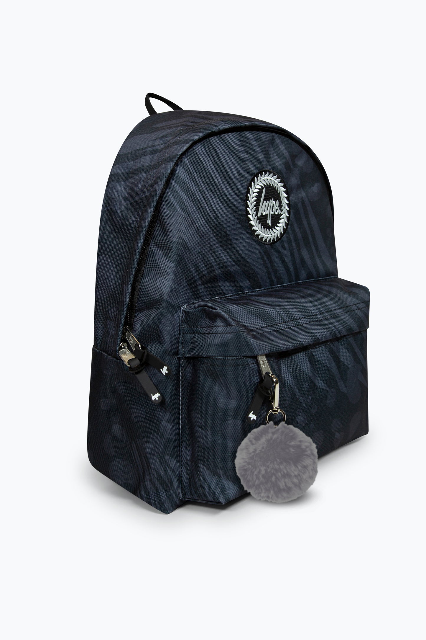 Hype Black Animal Print Iconic School Backpack For Girls