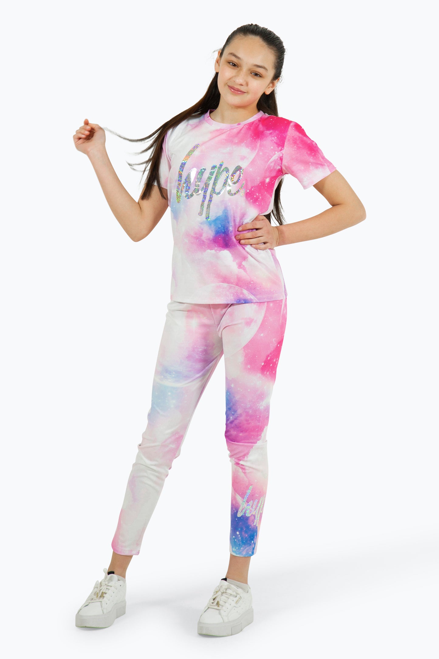 Hype Girls Pink Space T-Shirt