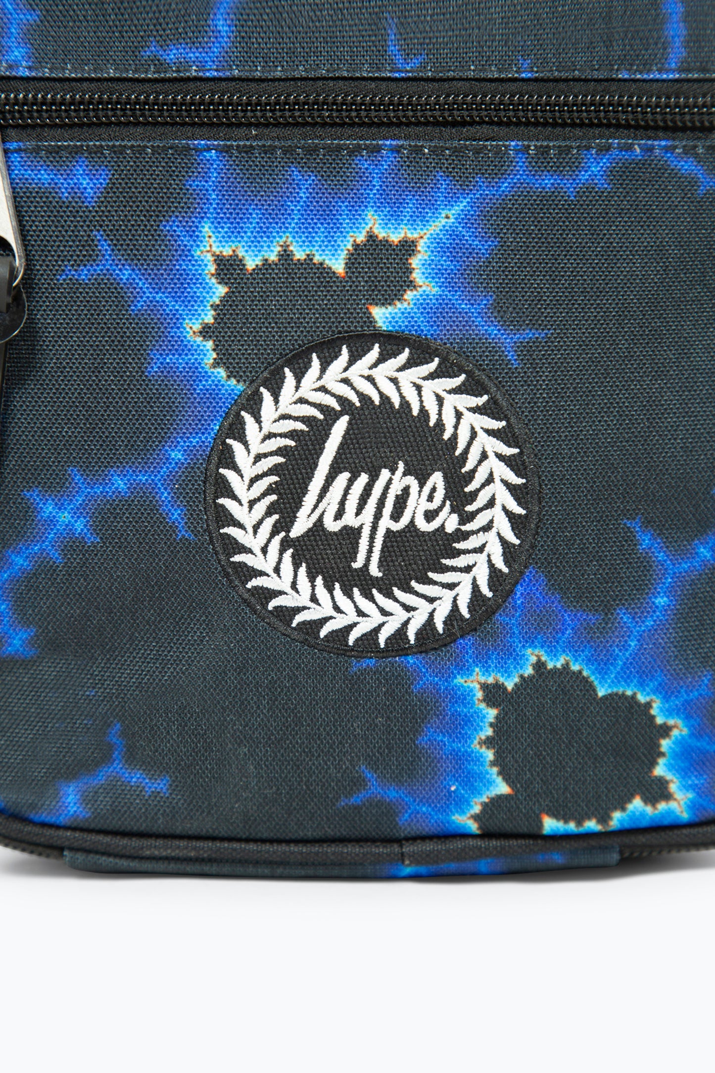 Hype Boys Lunch Box Black with Blue Lightning Branding