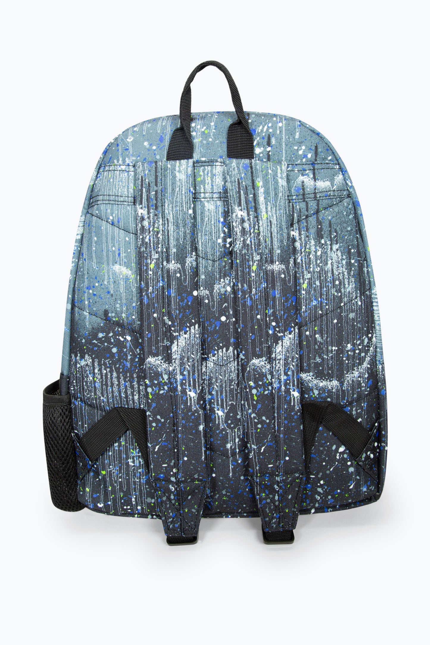 Hype Unisex Black Glitter Drips Backpack & Lunch Bag Bundle