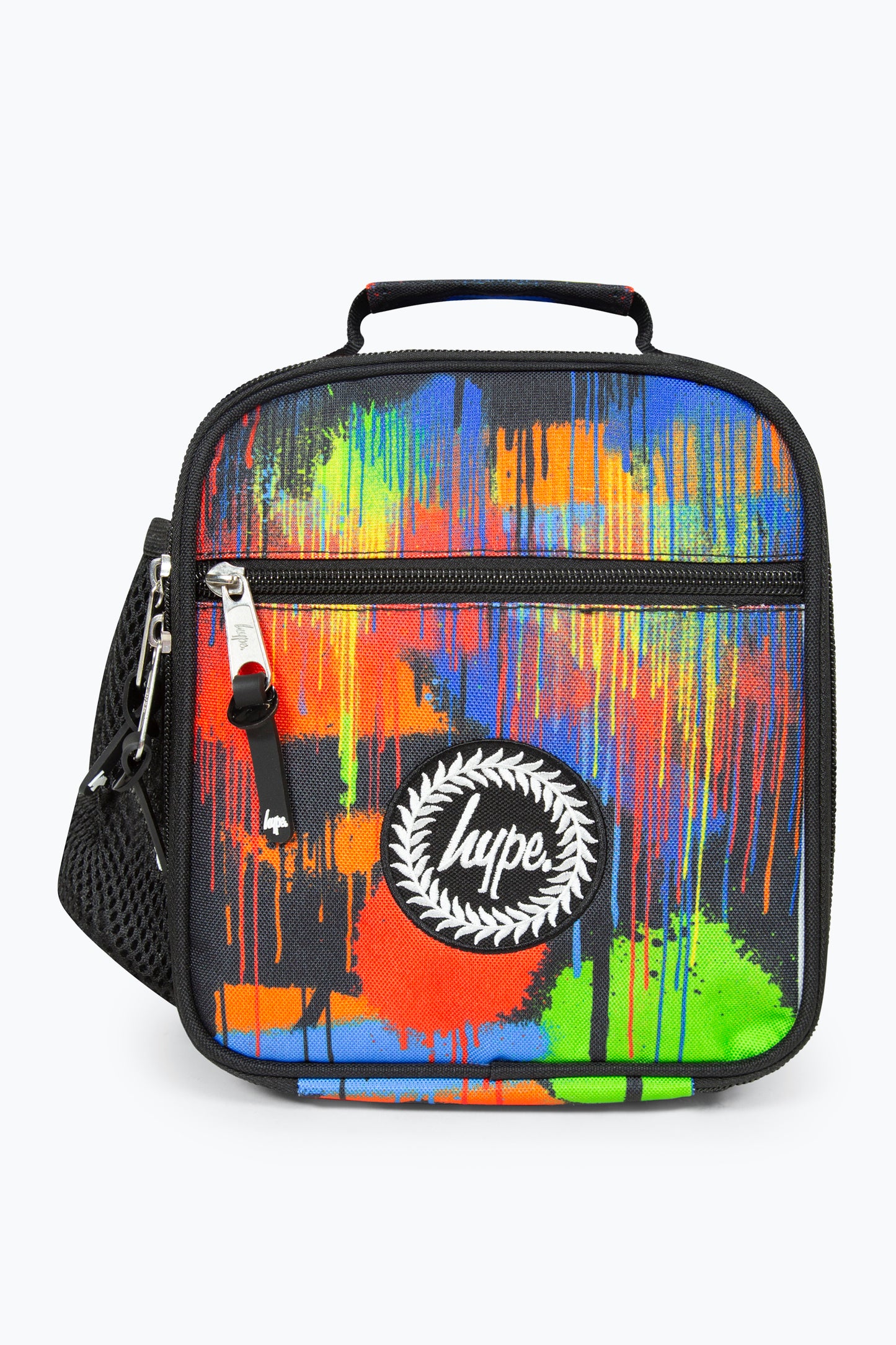 Hype Multi Coloured Spray Paint Boys Lunch Box Front Side