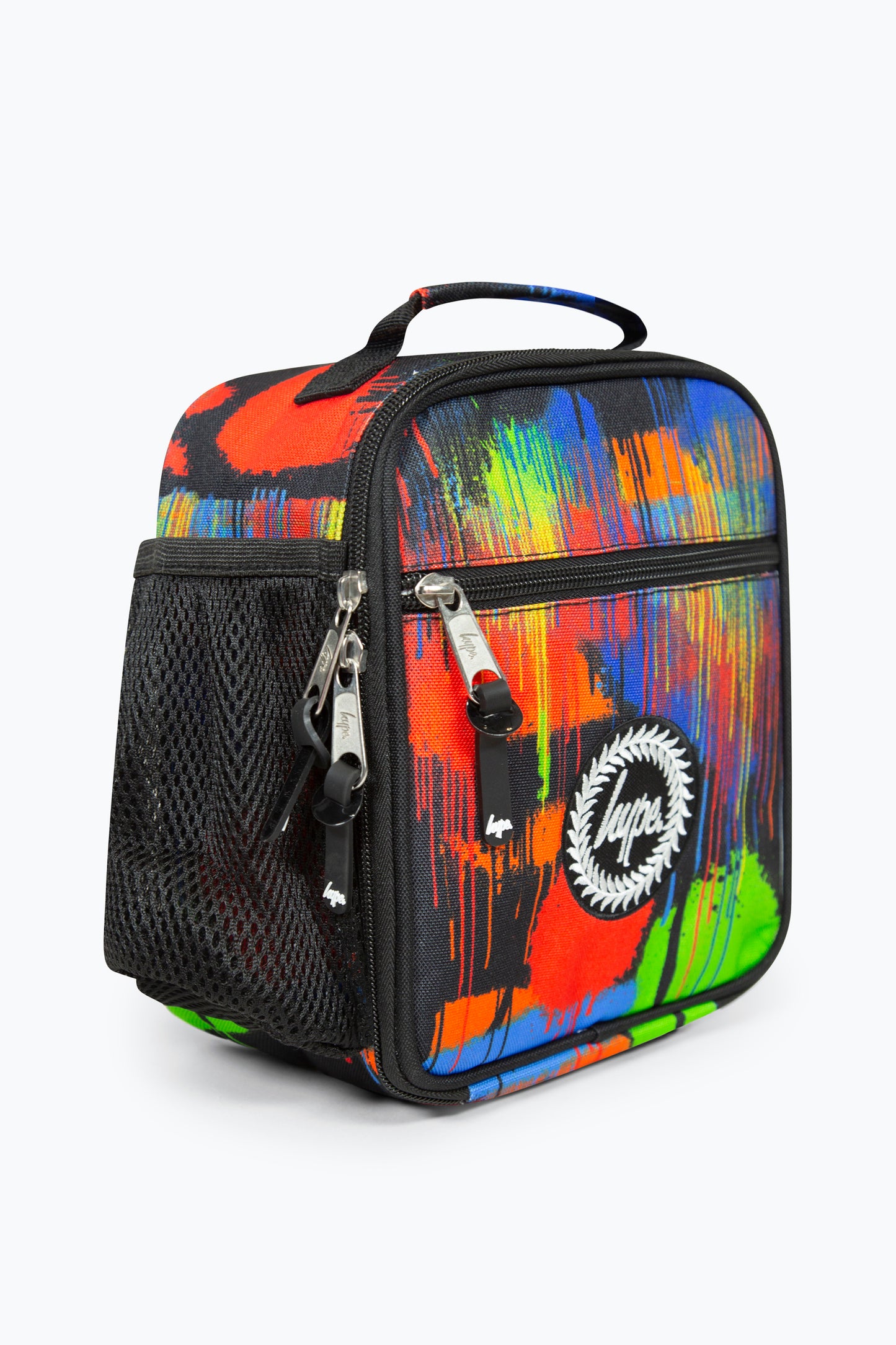 Hype Multi Coloured Spray Paint Boys Lunch Box Left Side