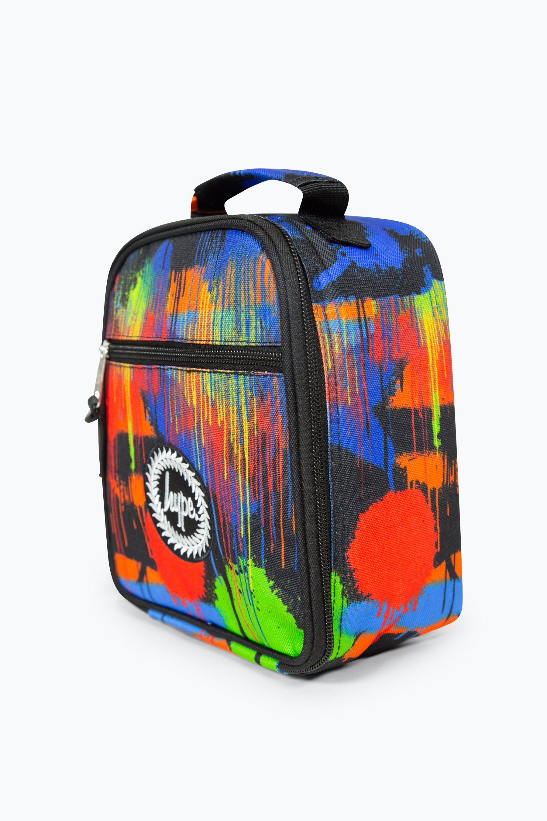 Hype Multi Coloured Spray Paint Boys Lunch Box Right Side