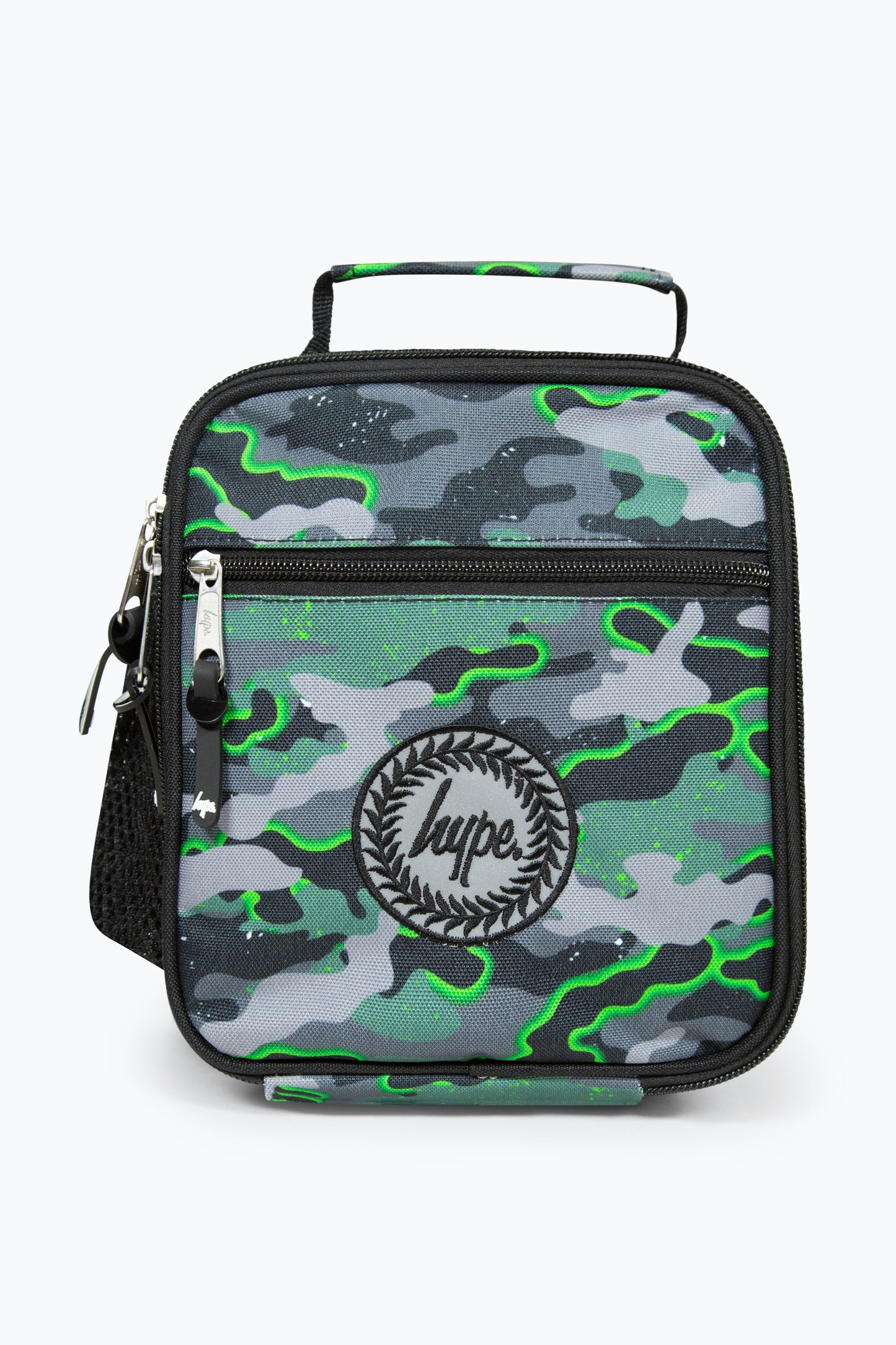 Hype Boys Green Glow Camo Lunch Box