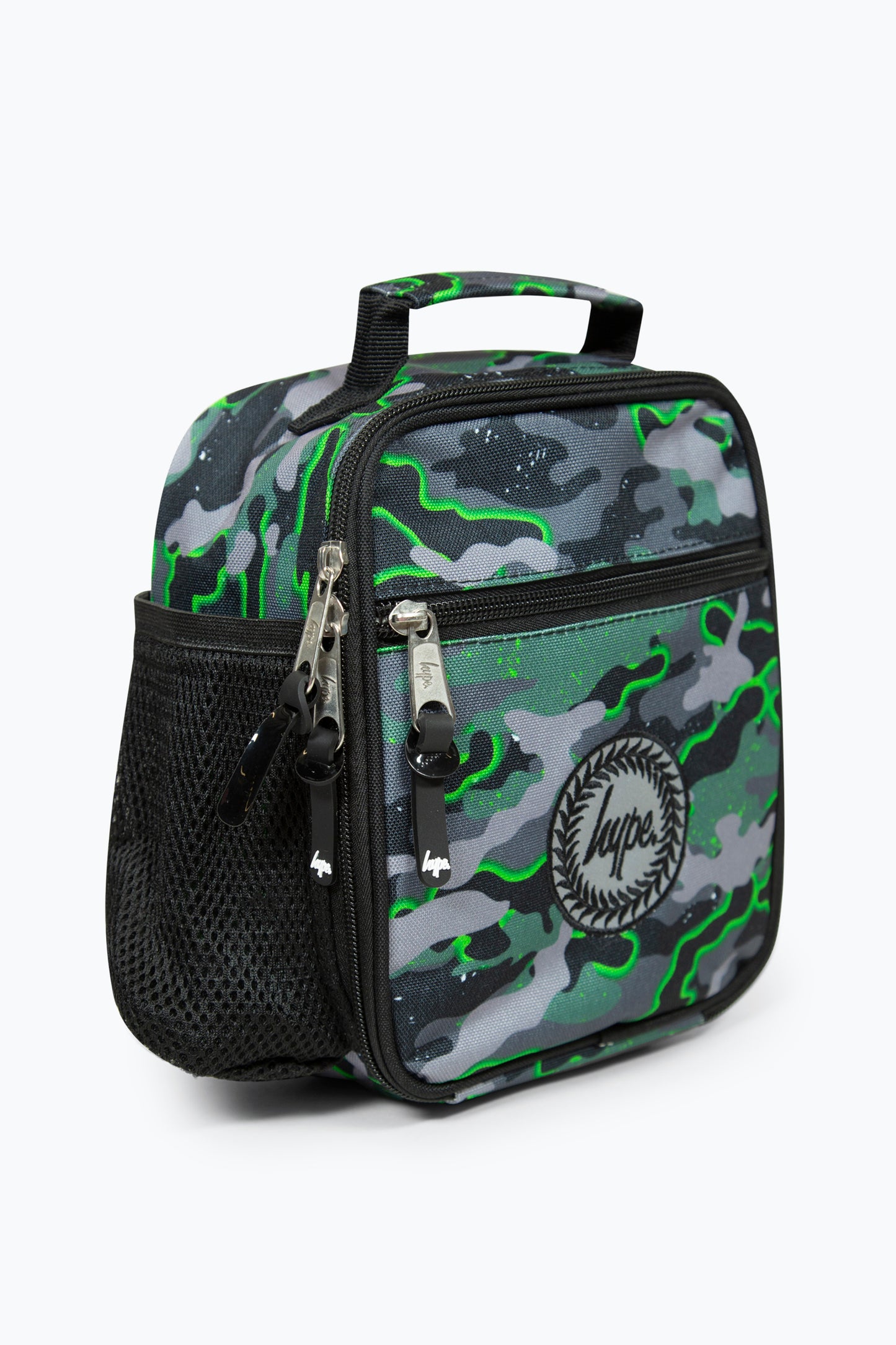 Hype Boys Green Glow Camo Lunch Box