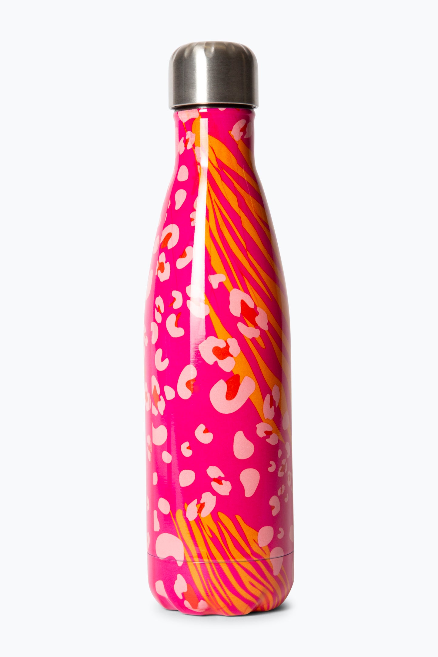 Hype Girls Pink Animal Prints Thermal Water Bottle