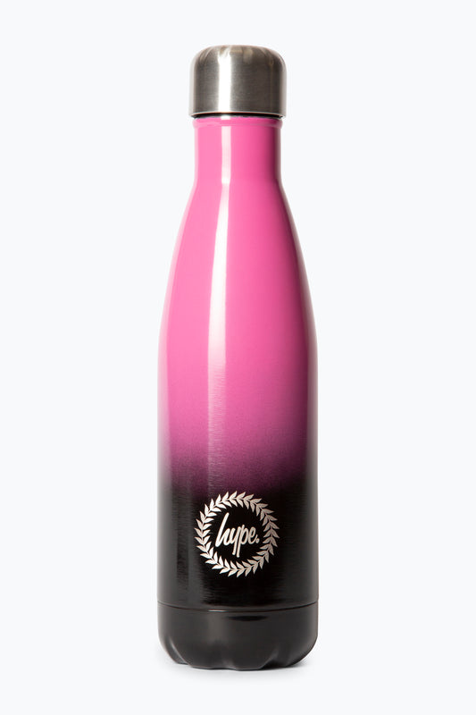 Hype Girls Black/Pink Pifade Thermal Water Bottle