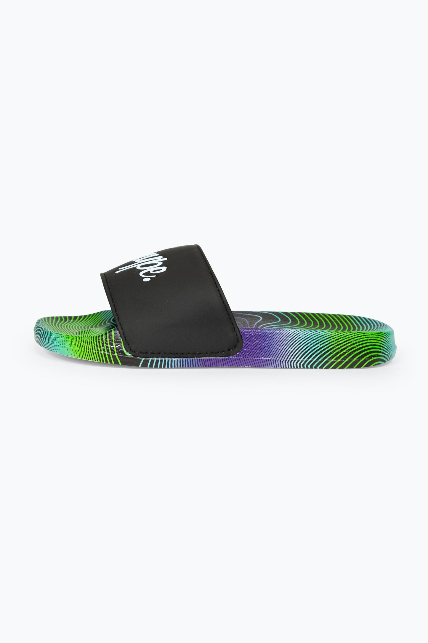 Hype Boys Multi Black Wave Script Sliders