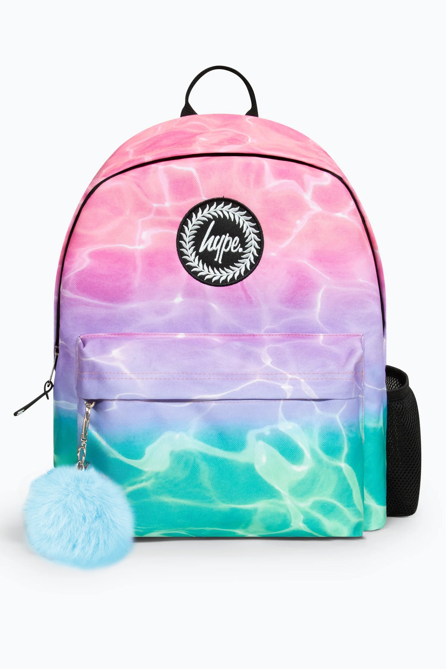 Hype Girls Pink/Turquoise Pastel Pool Backpack & Lunch Bag Bundle