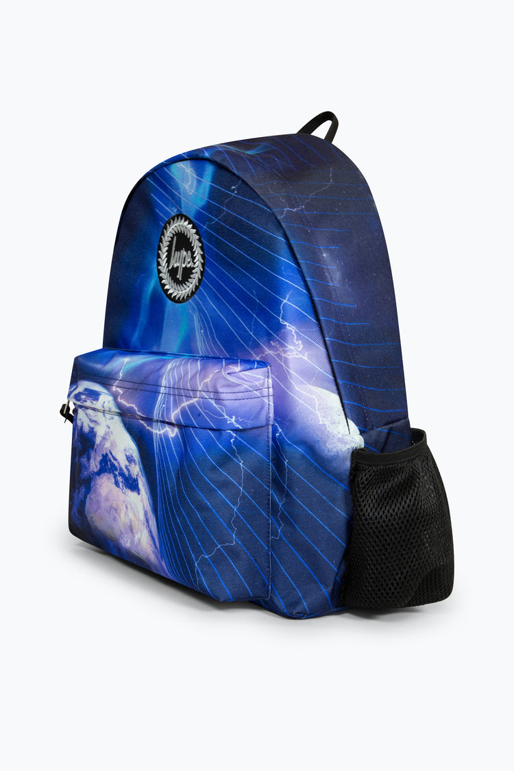 Hype Boys Space Storm V2 Iconic Blue Backpack