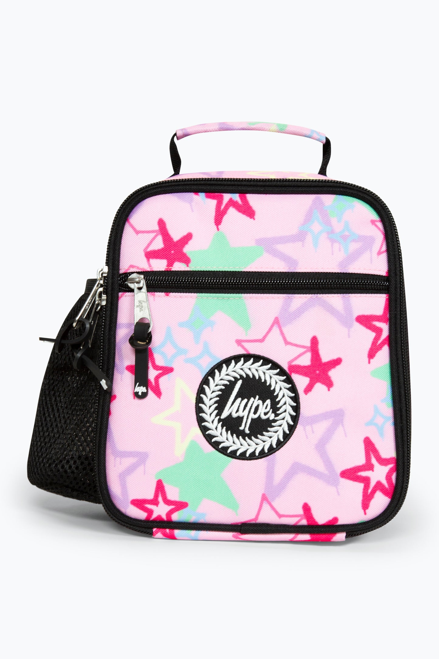 Hype Girls Pink Graffiti Stars Backpack, Lunchbag & Bottle Bundle