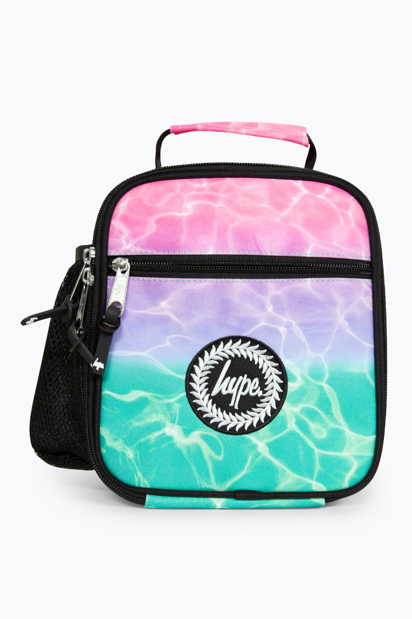 Hype Girls Pink/Turquoise Pastel Pool Backpack & Lunch Bag Bundle